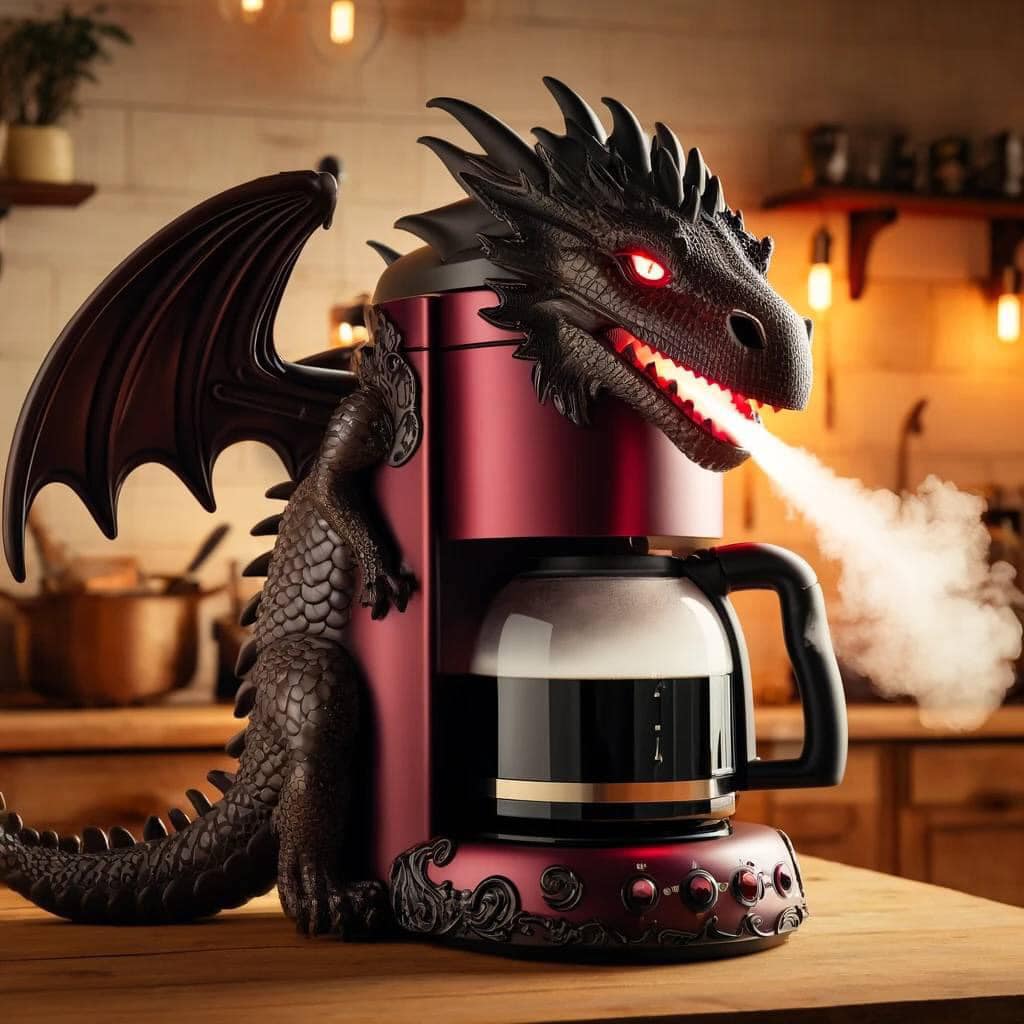 dragon coffee maker brewing magic in you featured