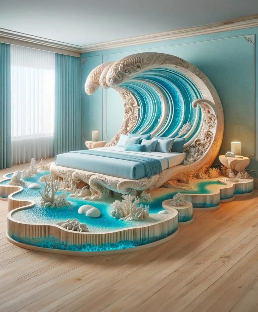 ocean themed bed transform your bedroom featured